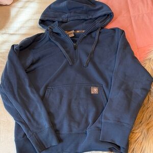 Ariat Deep Blue Half-Zip Hoodie